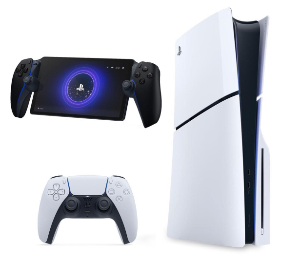 Sony PlayStation 5 Slim + Portal Midnight Black - 1331482 - zdjęcie